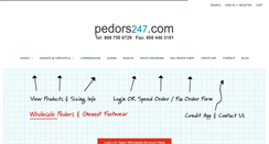 Desktop Screenshot of pedors247.com